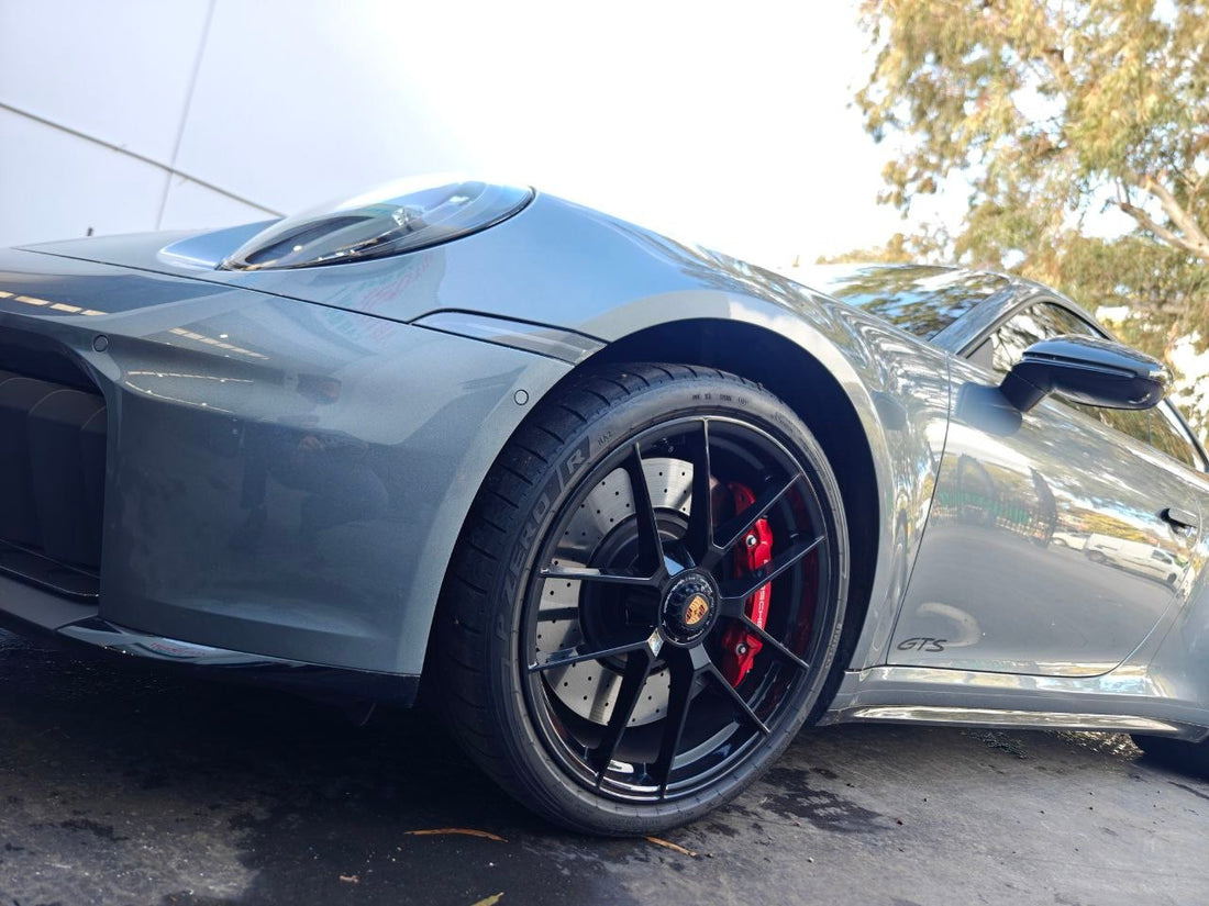 Porsche 911 Carrera GTS Centre Lock Wheel and Tyre Service Adelaide