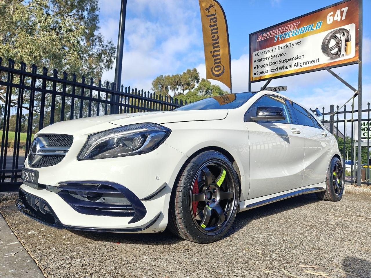 RAYS Volk Racing TE37SAGA SL M-Spec 18x8.5 +42 for Mercedes A45