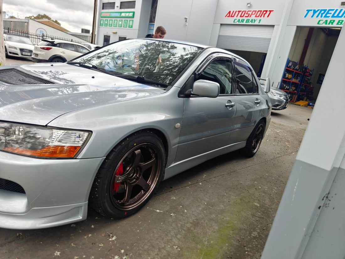 JDM EVO Build: Copper Bronze Advan GT Wheels and Yokohama AD09