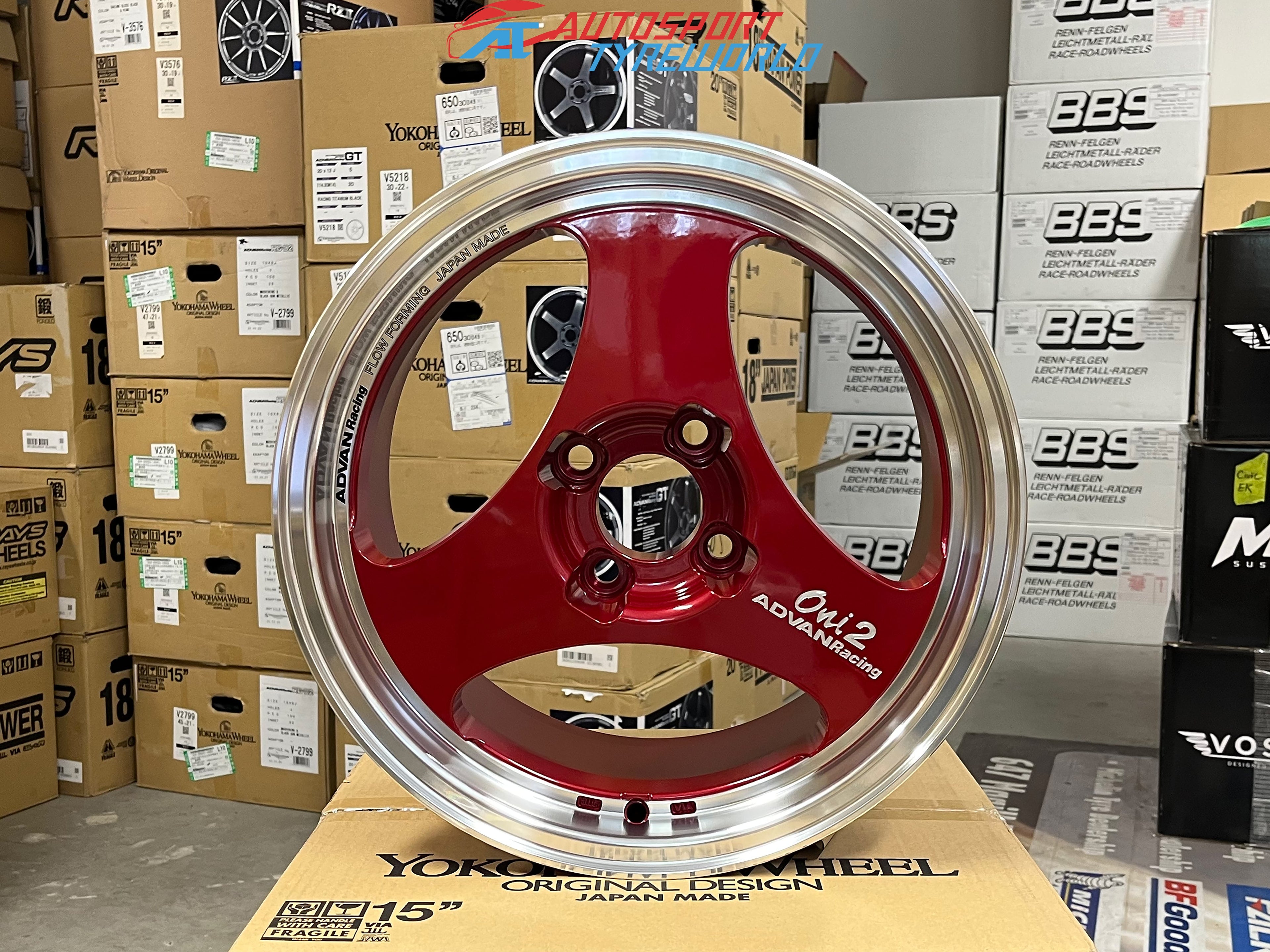 Advan ONI2 - Machinging and Racing Candy Red 15 inch in Adelaide, Product SEO Fitment and Wheel Guide
