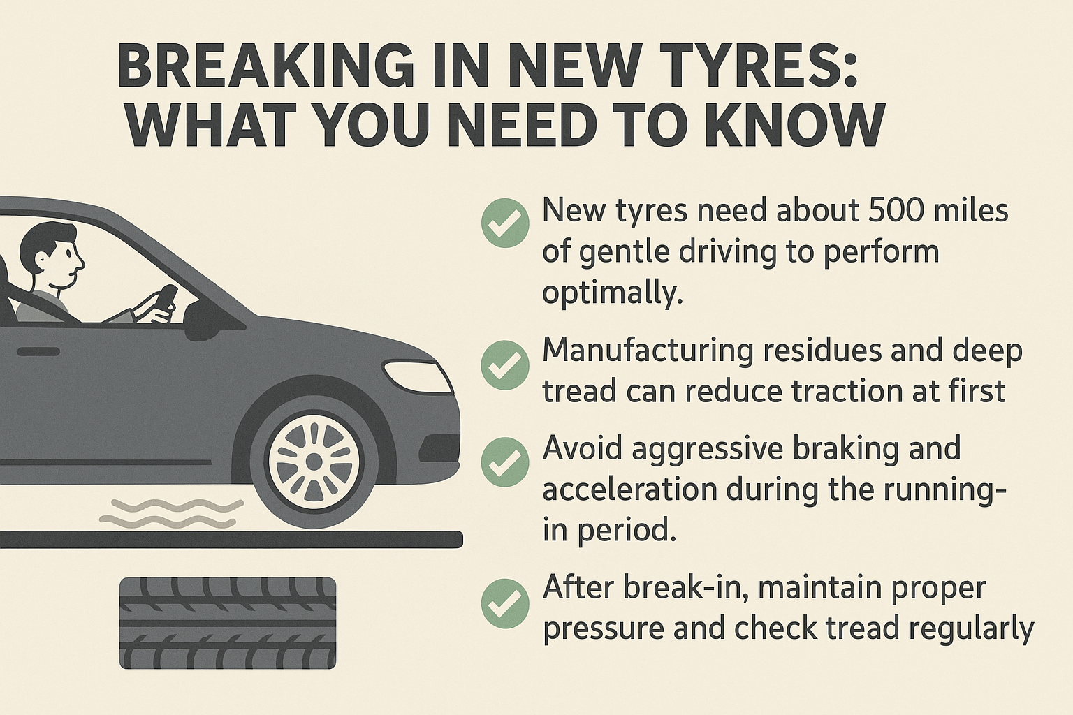 Breaking In New Tyres: What You Need to Know