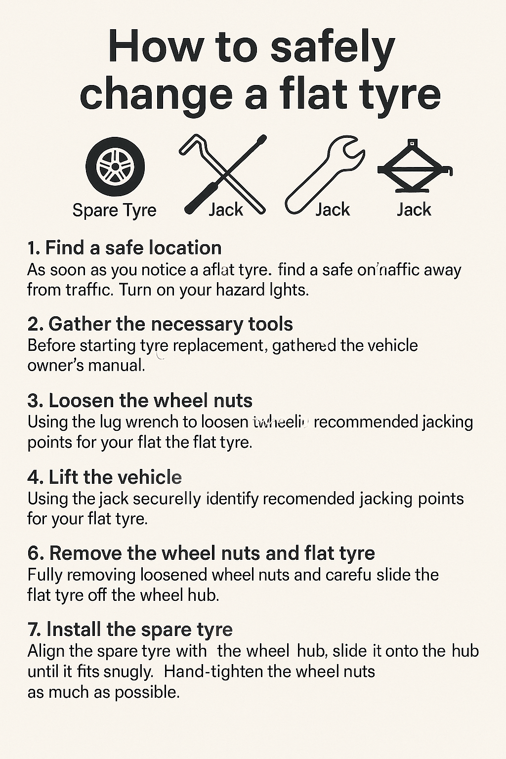 How to Change a Flat Tyre?
