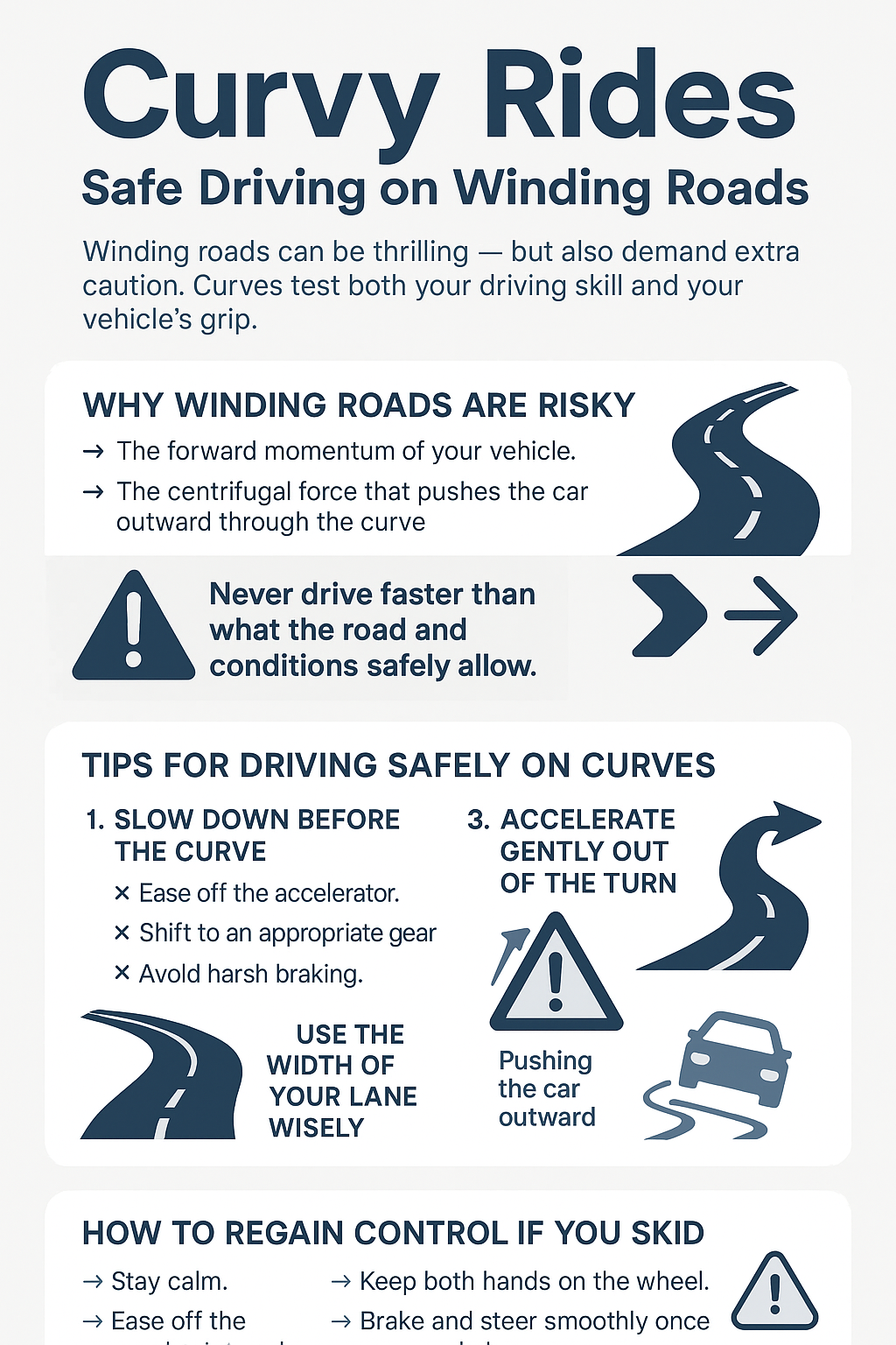 Curvy Rides: Safe Driving on Winding Roads