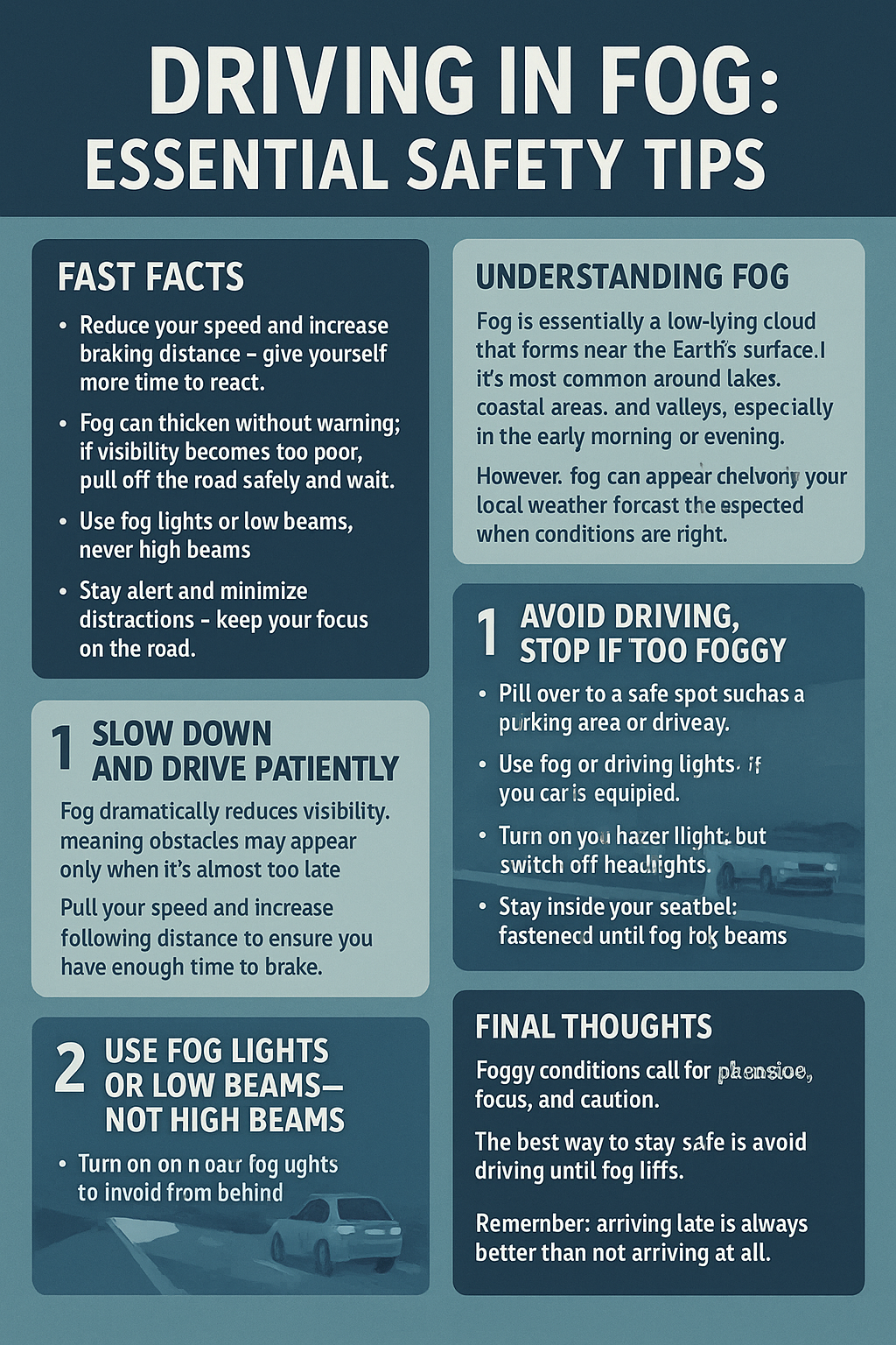 Driving in Fog: Essential Safety Tips