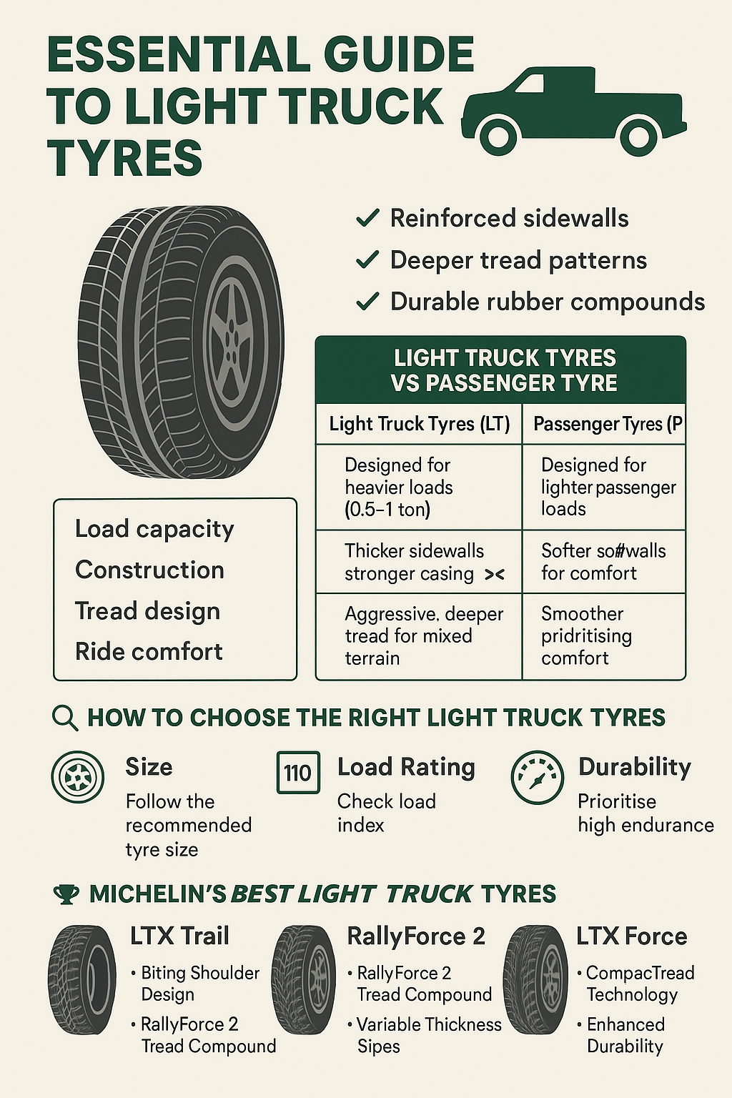 Essential Guide to Light Truck Tyres