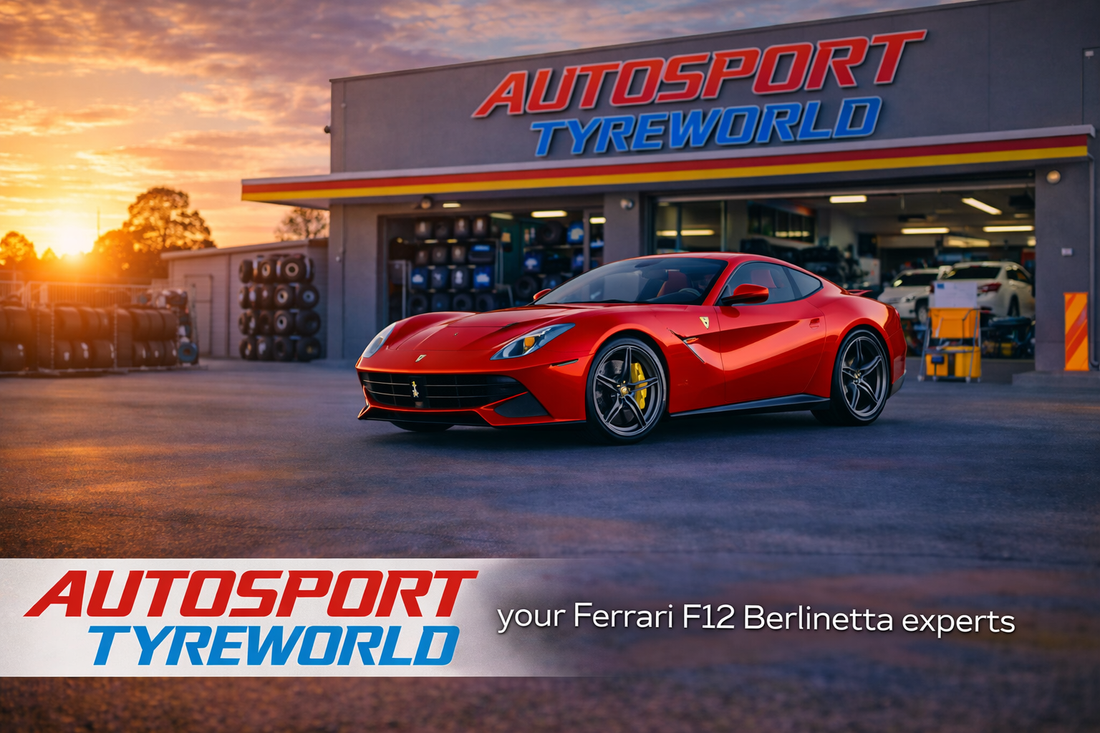 Ferrari F12 Berlinetta Tyre Size, Wheel Specs, PCD, Centre Bore & Torque Guide | Adelaide