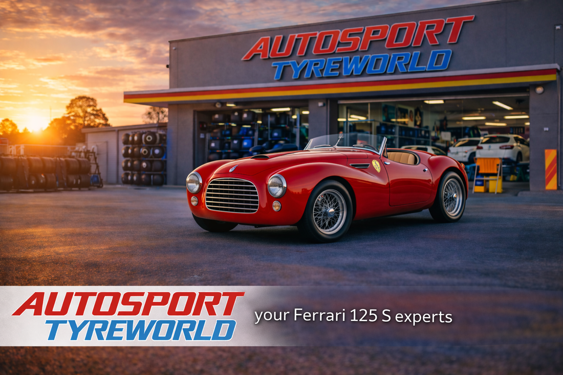 Ferrari 125 S Tyre Size, Wheel Specs, PCD, Centre Bore & Torque Guide | Adelaide