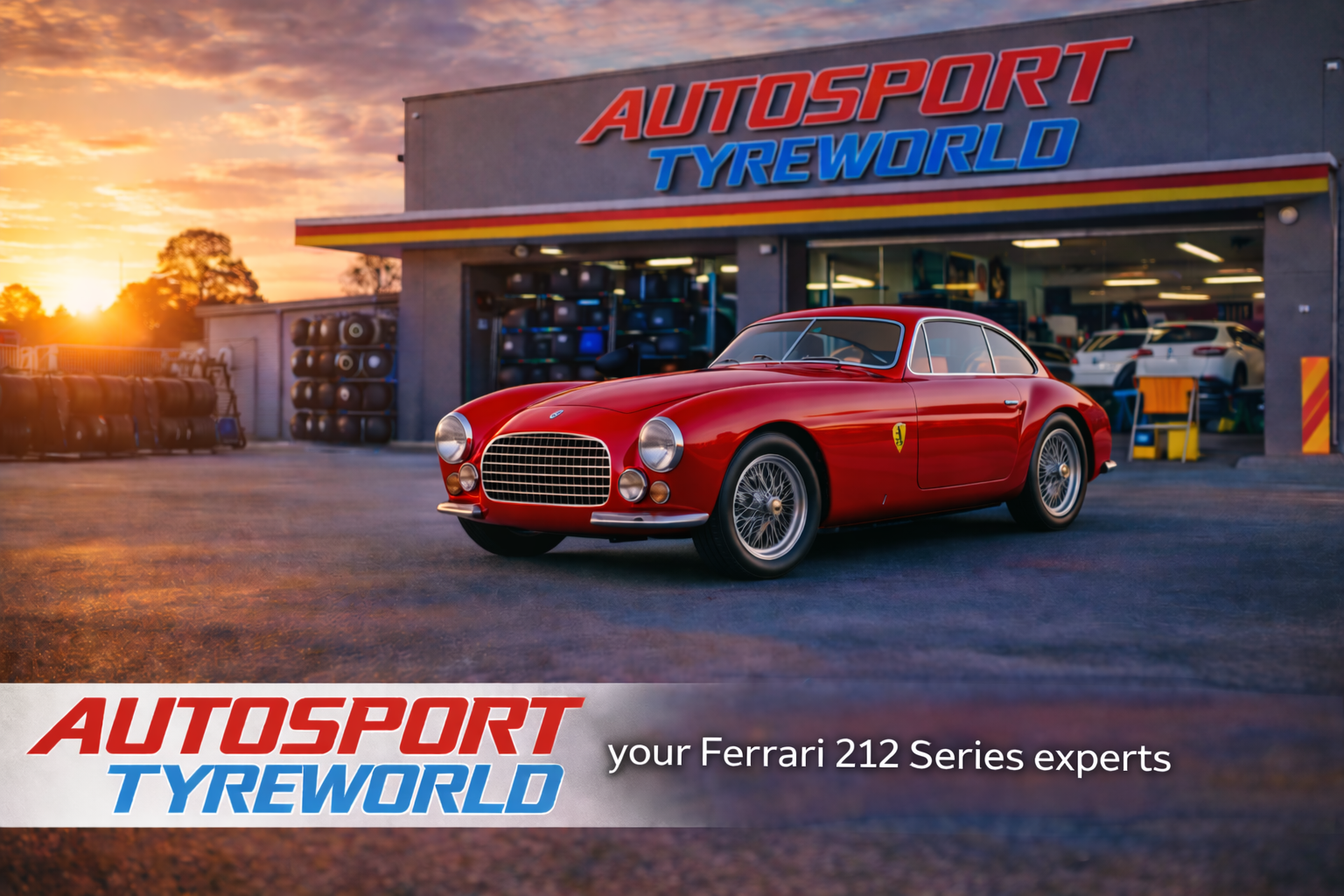 Ferrari 212 Series Tyre Size, Wheel Specs, PCD, Centre Bore & Torque Guide | Adelaide