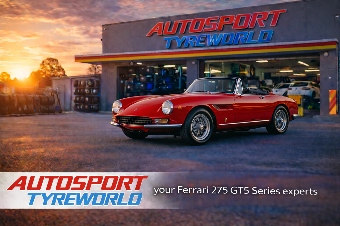Ferrari 275 GTS Tyre Size, Wheel Specs, PCD, Centre Bore & Torque Guide | Adelaide