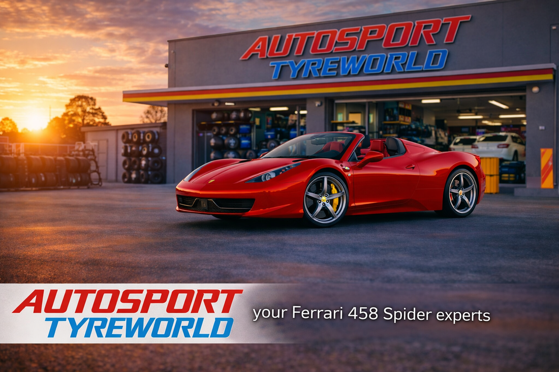 Ferrari 458 Spider Tyre Size, Wheel Specs, PCD, Centre Bore & Torque Guide | Adelaide