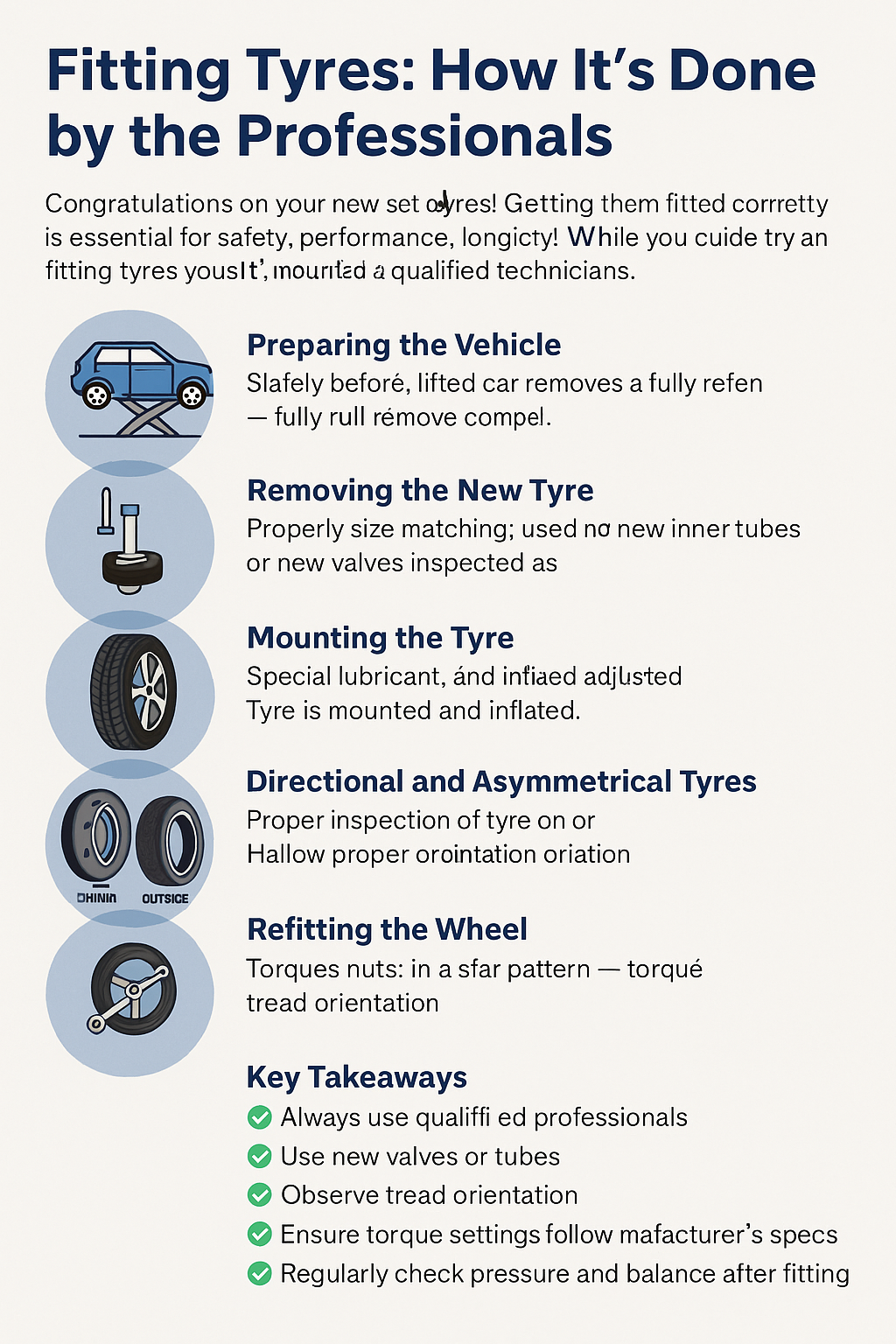 Fitting Tyres: How It’s Done by the Professionals