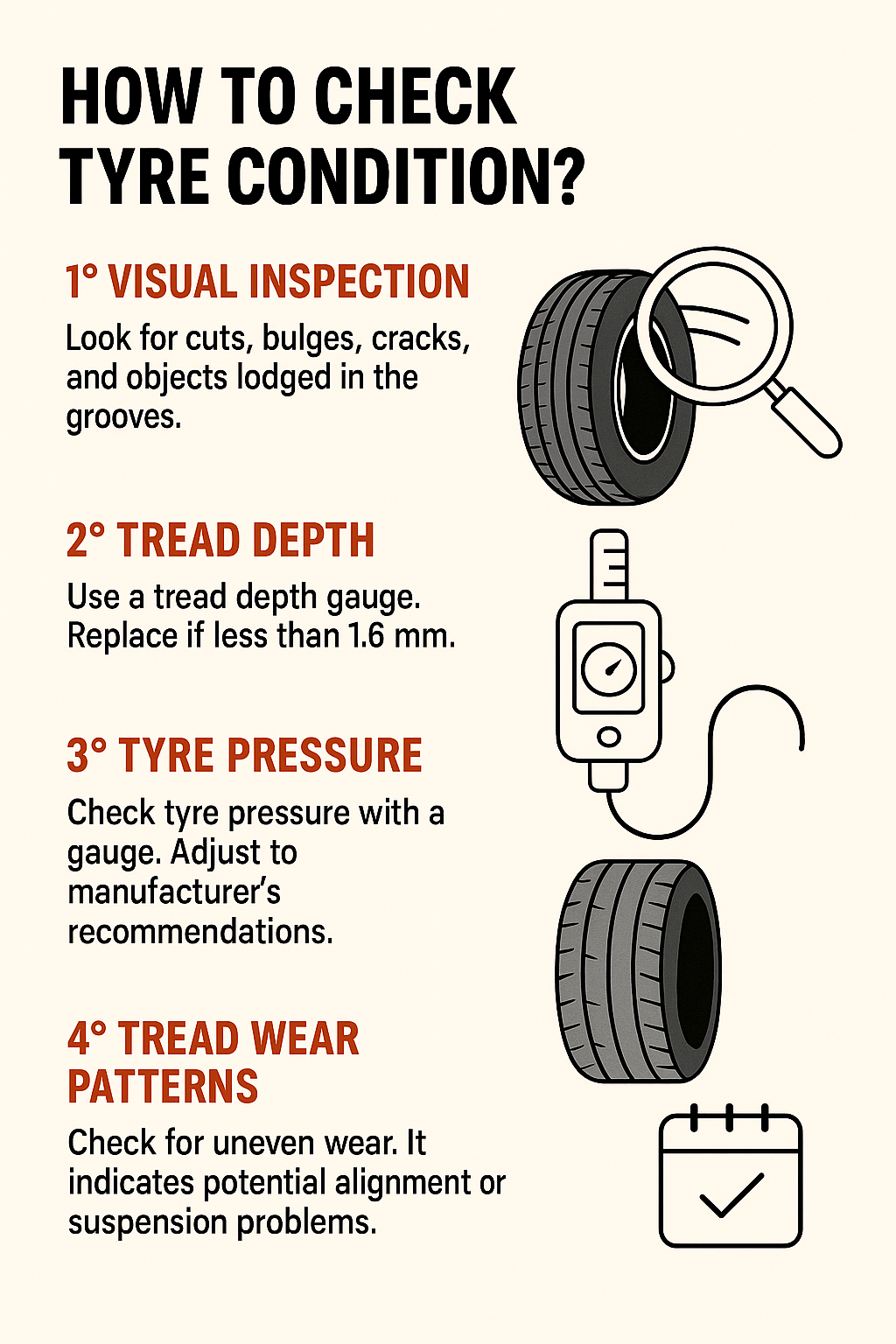 How to Check Tyre Condition?