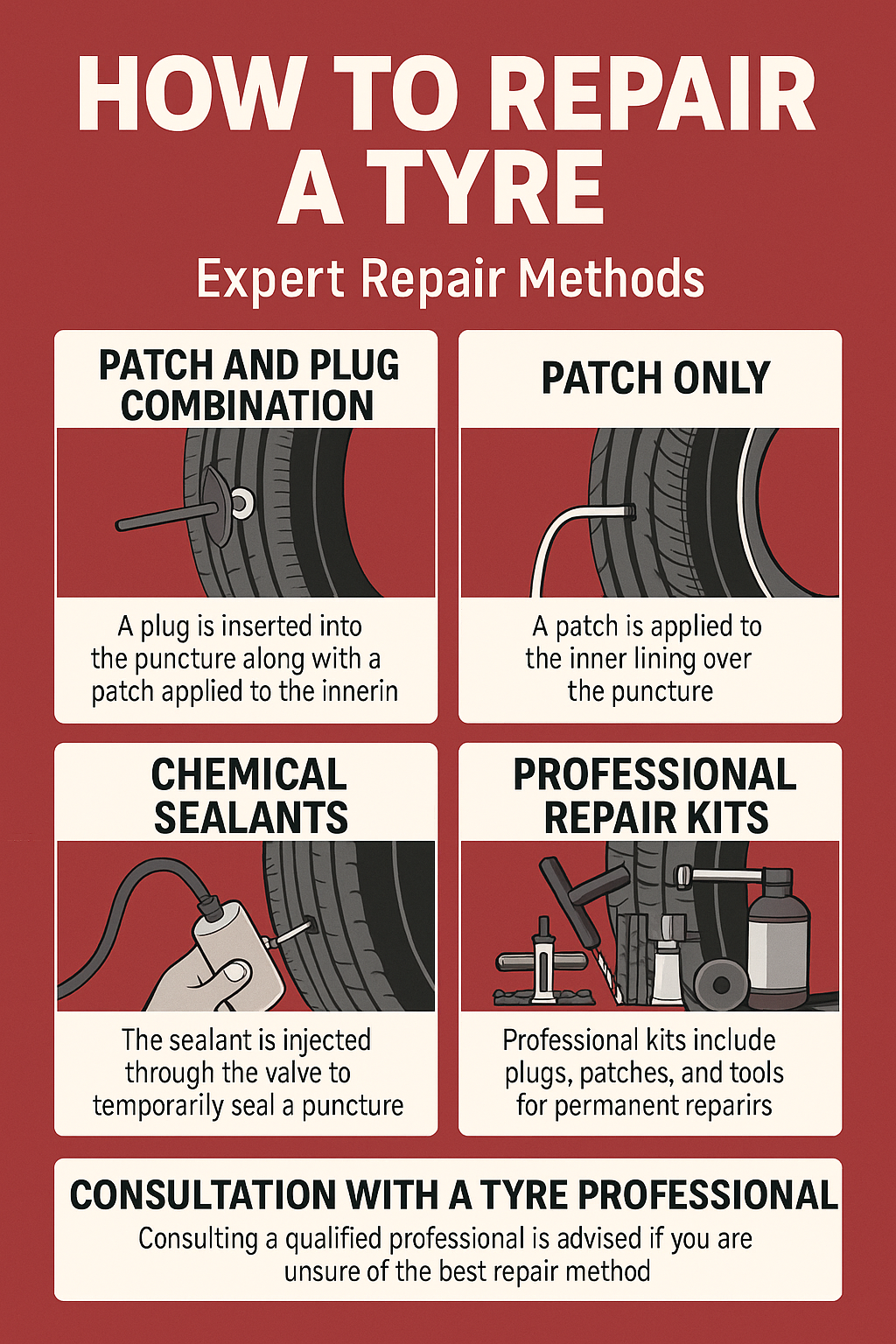 How to Repair A Tyre?