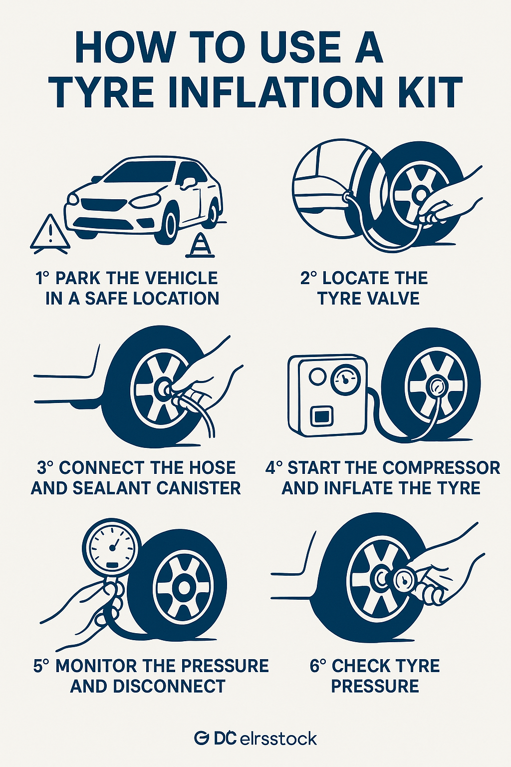 How to use a Tyre Inflation Kit?