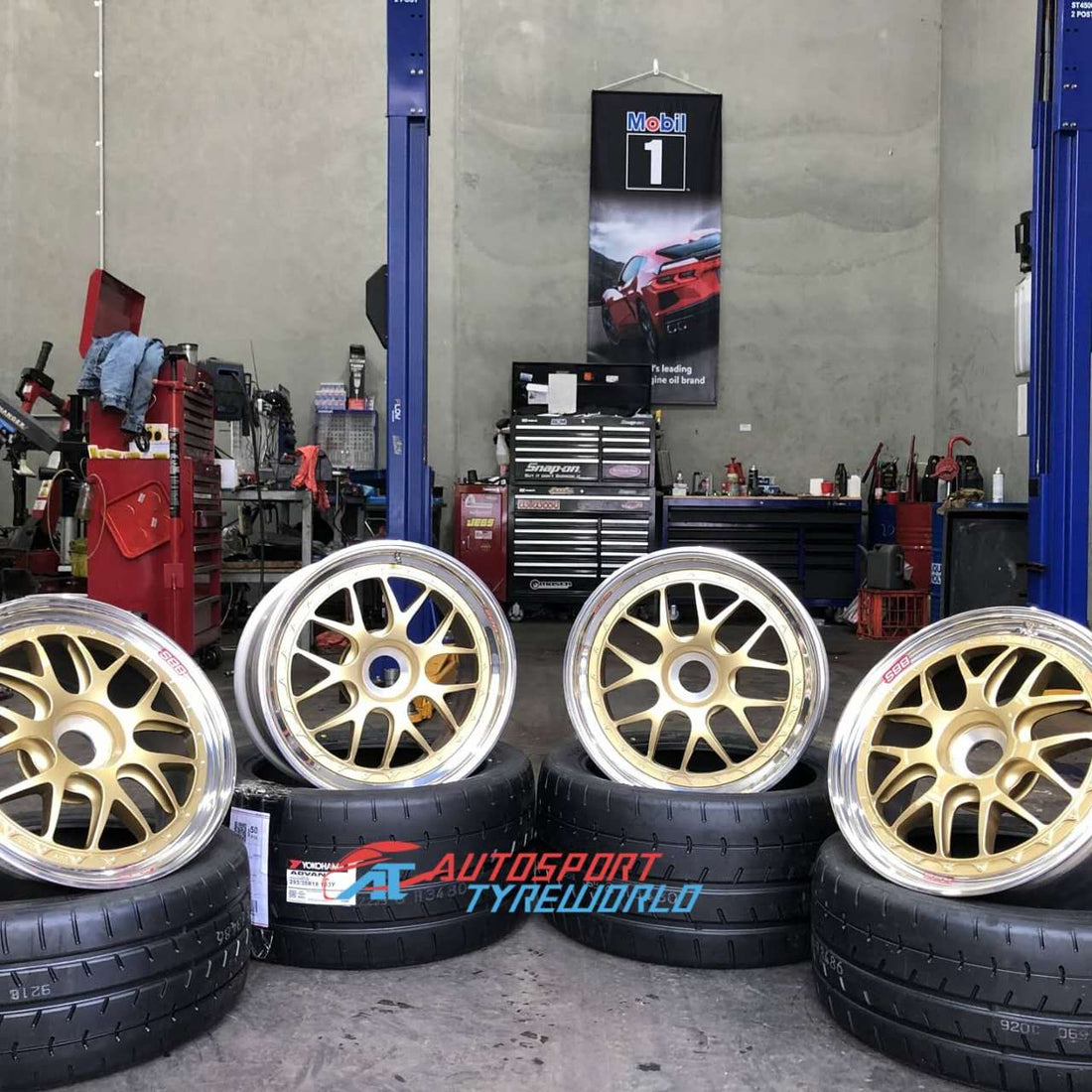 Where to Replace Porsche GT3 Tyres in Adelaide – Yokohama A052 with BBS Racing Wheels