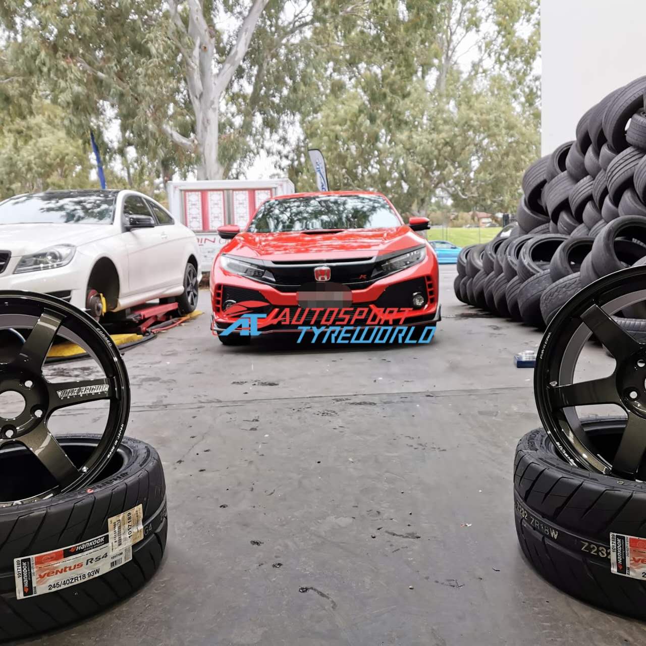 Honda Civic Type R FK8 Wheel and Tyre Setup – Rays TE37 Saga with Hankook RS4 Adelaide