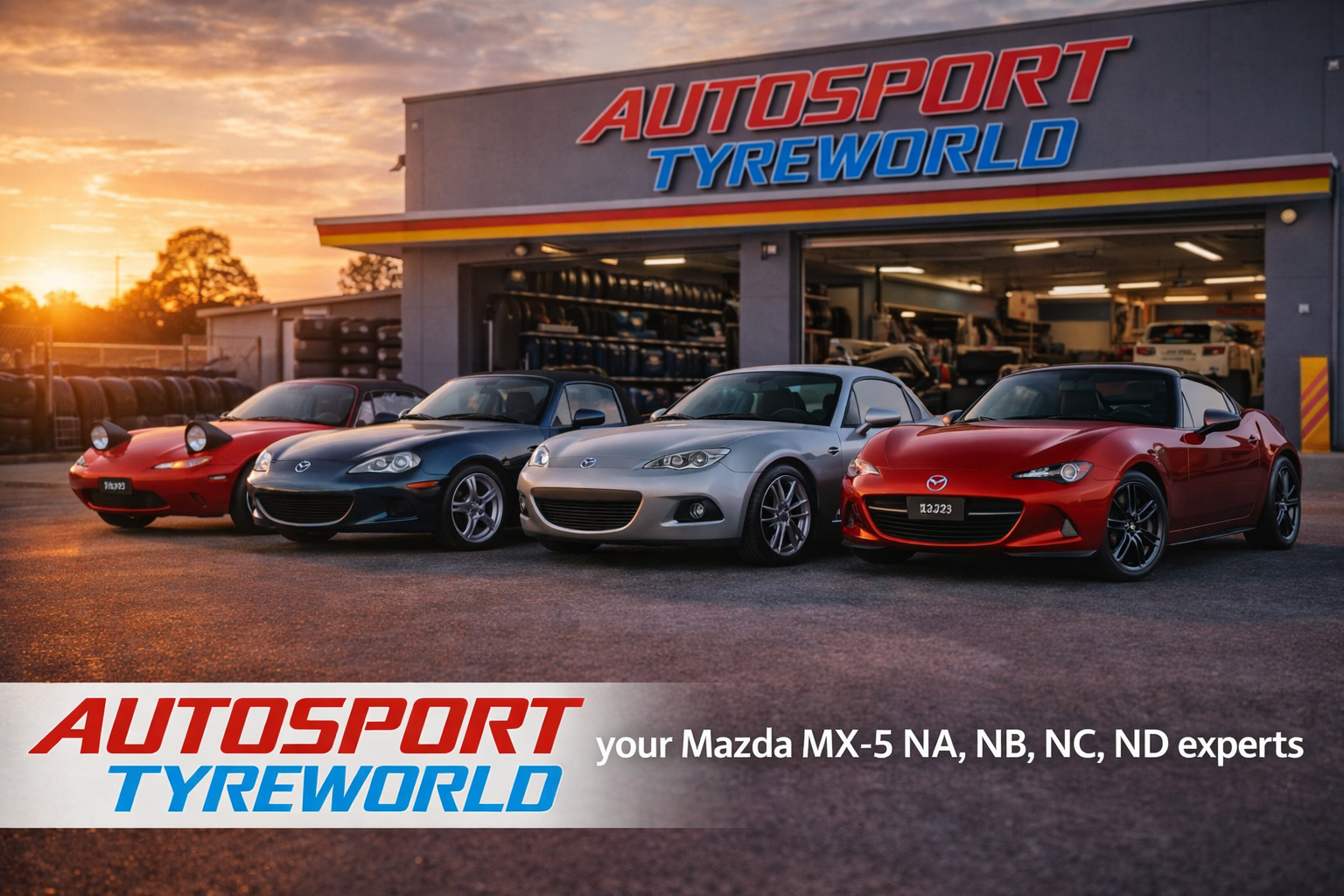 Mazda MX-5 Tyre Size Guide (NA NB NC ND) | Wheel Specs, Torque & Fitment Adelaide