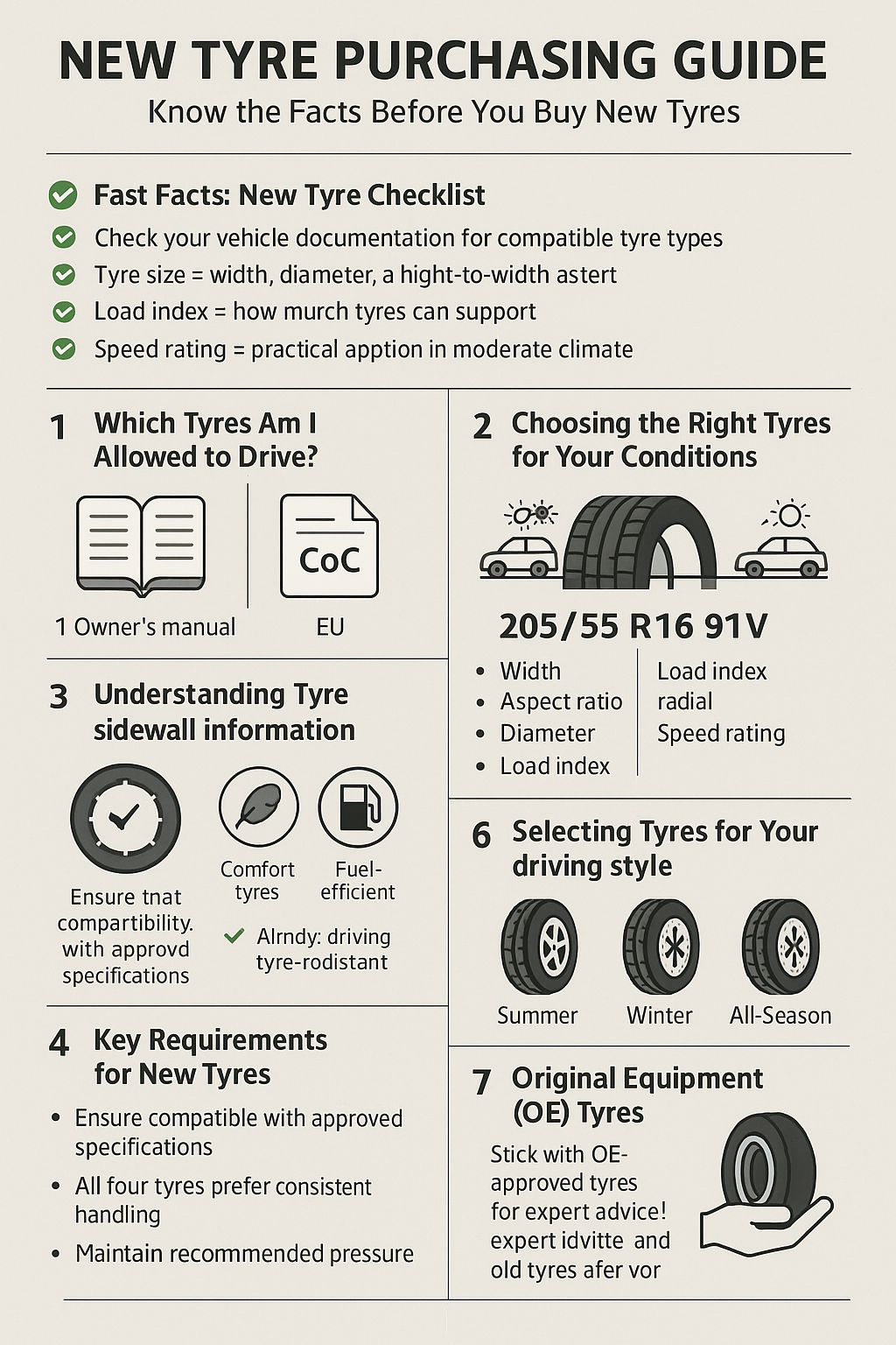 New Tyre Purchasing Guide