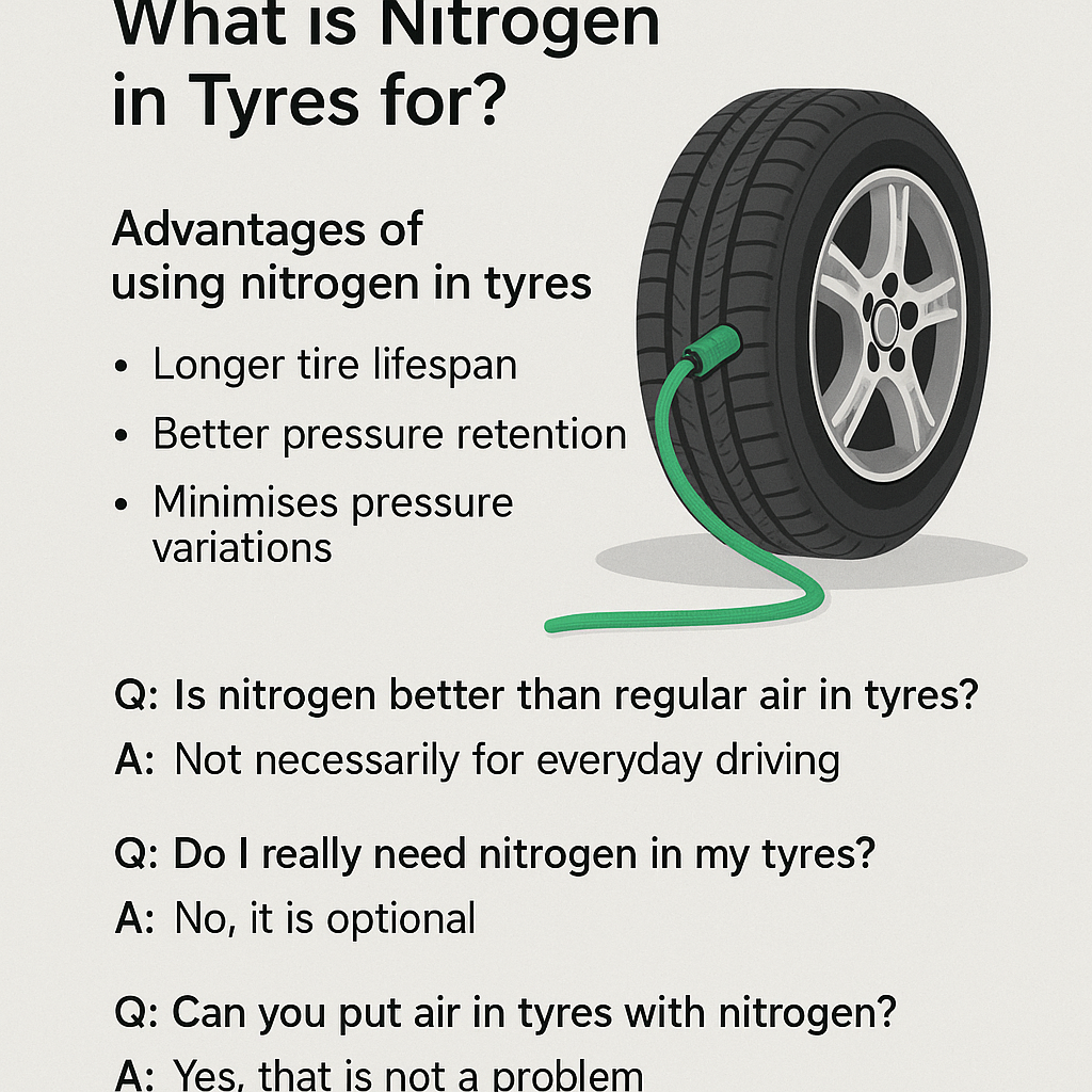What is Nitrogen in Tyres for?
