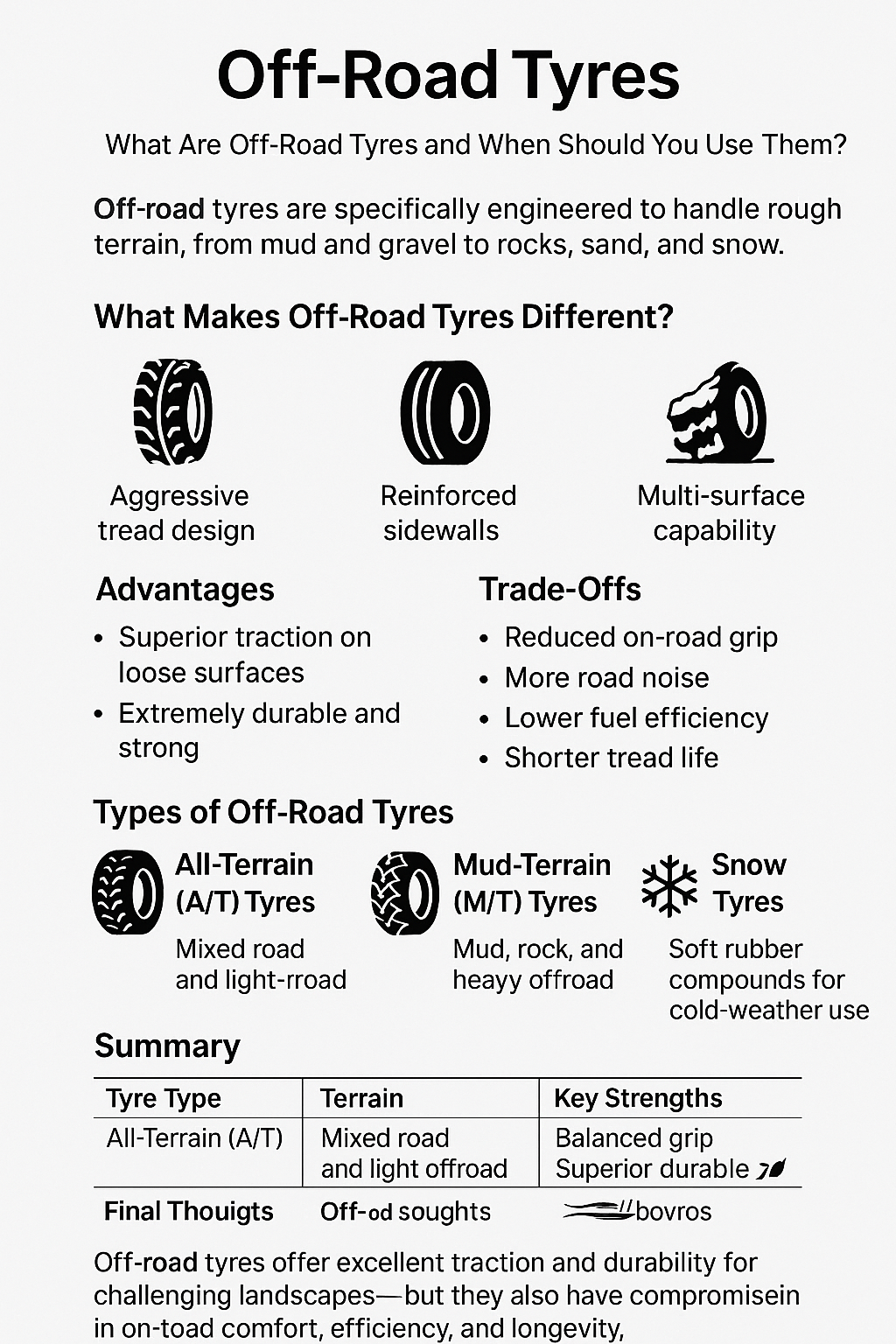 Off-Road Tyres