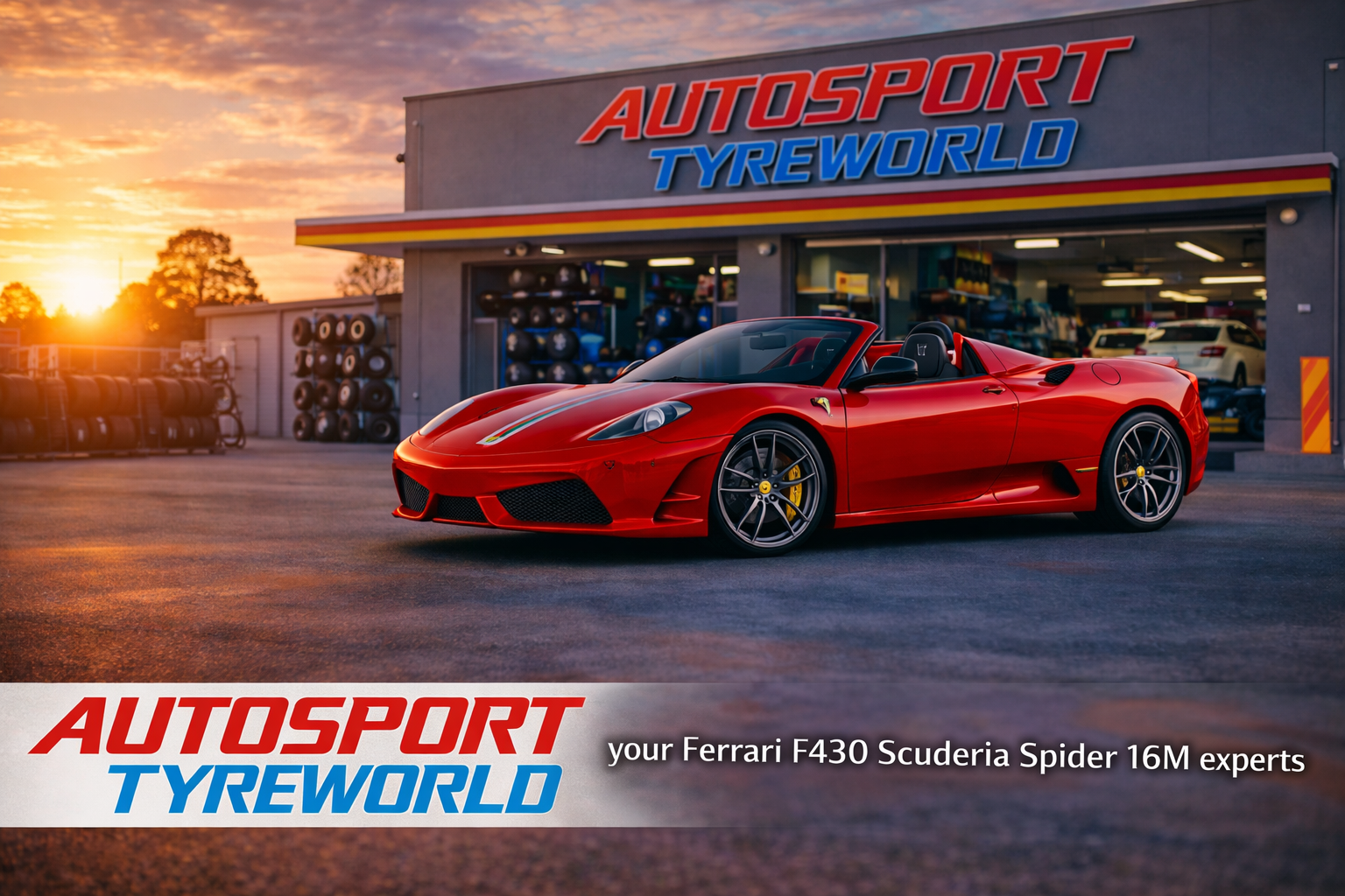 Ferrari F430 Scuderia Spider 16M Tyre Size, Wheel Specs, PCD, Centre Bore & Torque Guide | Adelaide