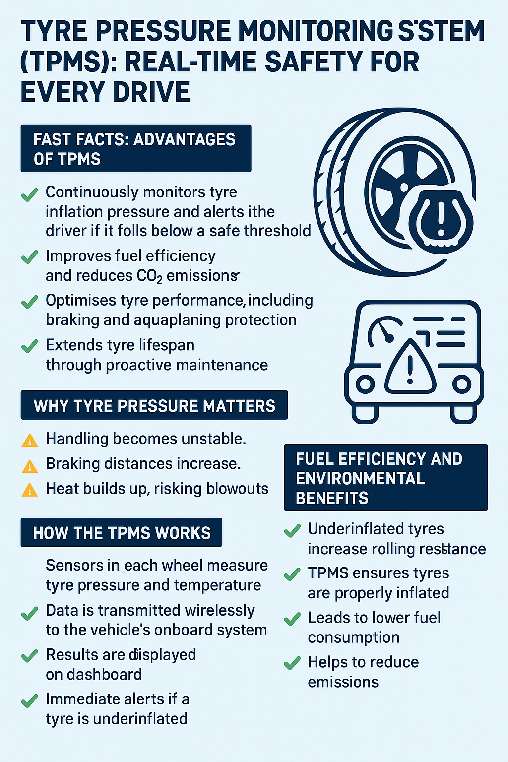 Tyre Pressure Monitoring System (TPMS): Real-Time Safety for Every Drive