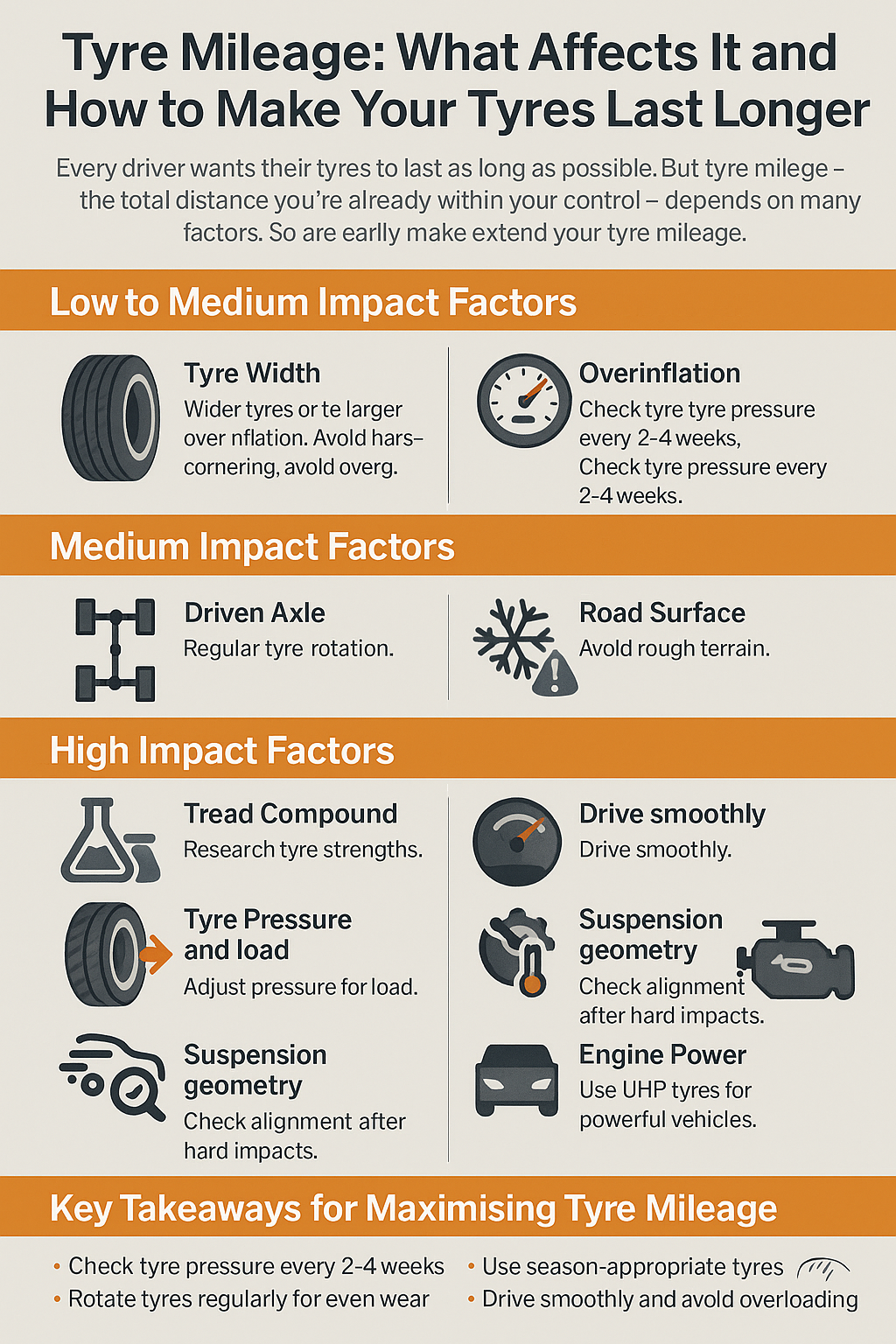 Tyre Mileage: What Affects It and How to Make Your Tyres Last Longer