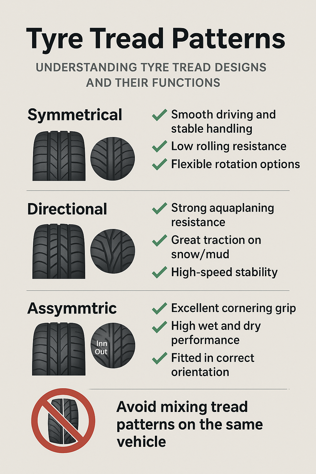 Tyre Tread Patterns