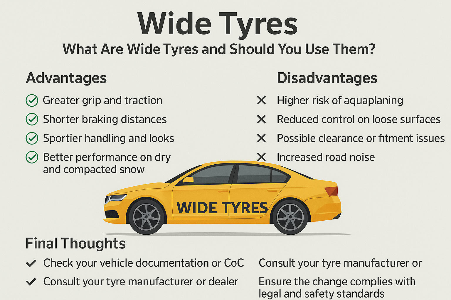 Wide Tyres
