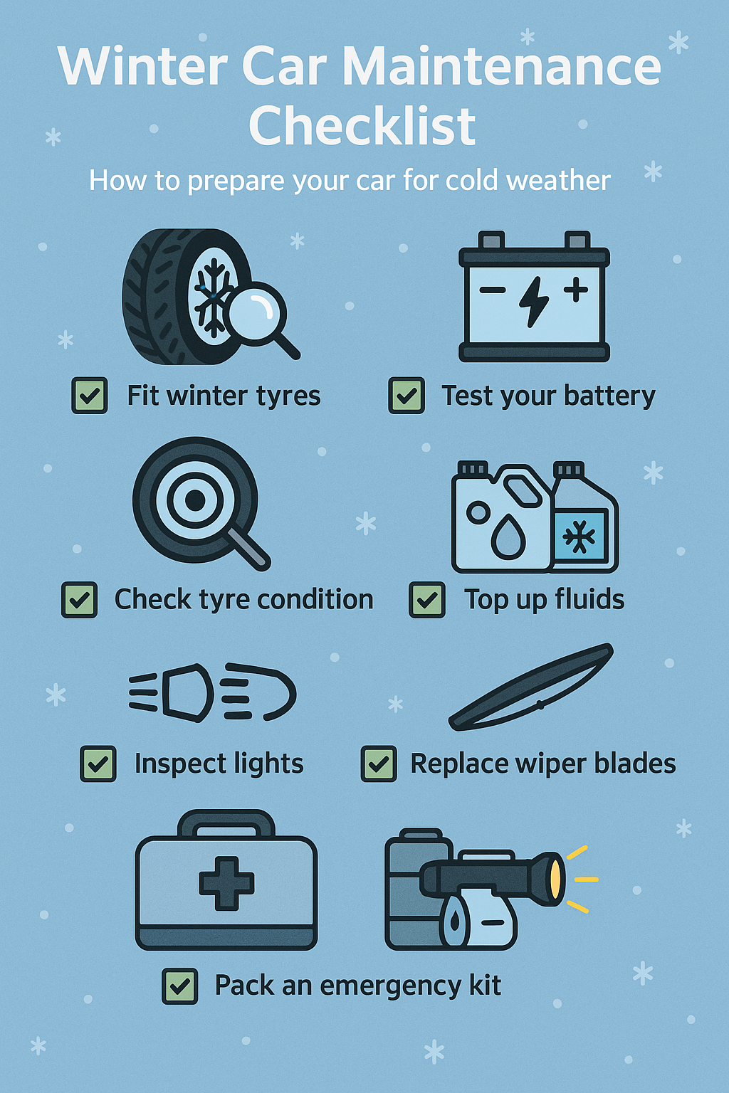 Winter Car Maintenance Checklist