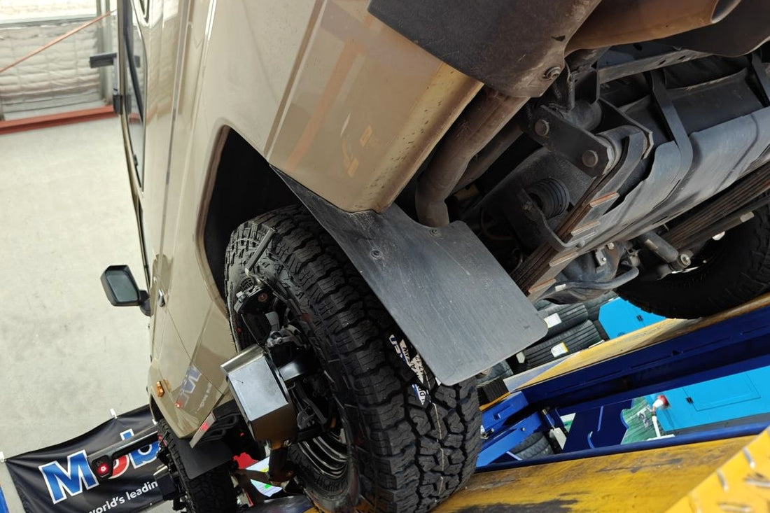 Toyota LC78 Four-Wheel Alignment After Falken AT4W Fitment