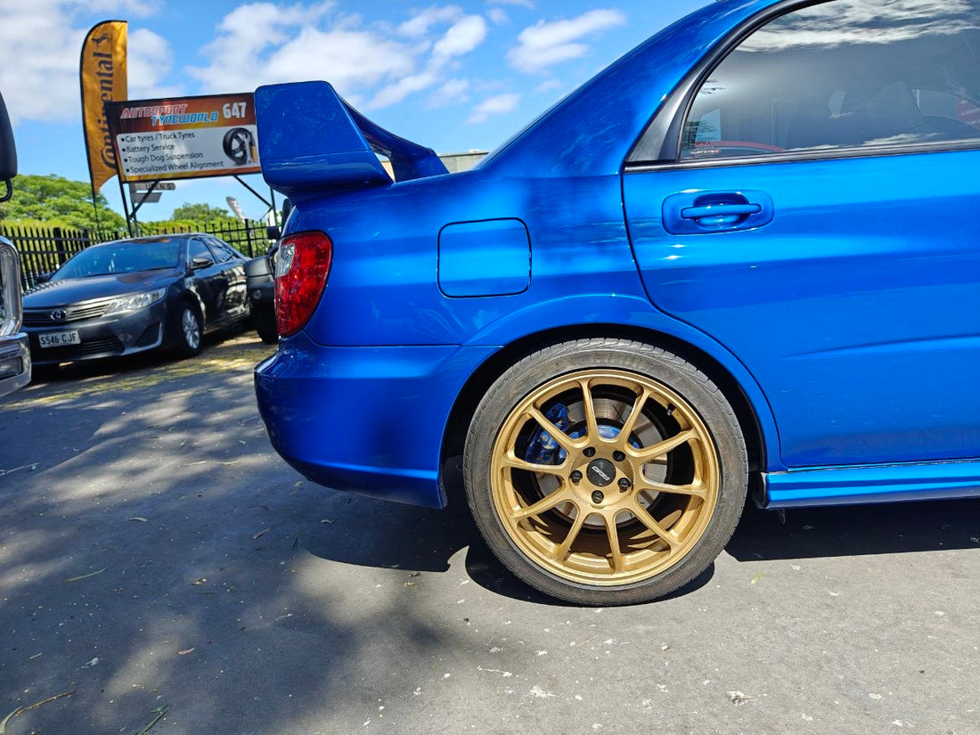 RAYS ZE40 18x8.5 +38 for Subaru STI GDB Adelaide