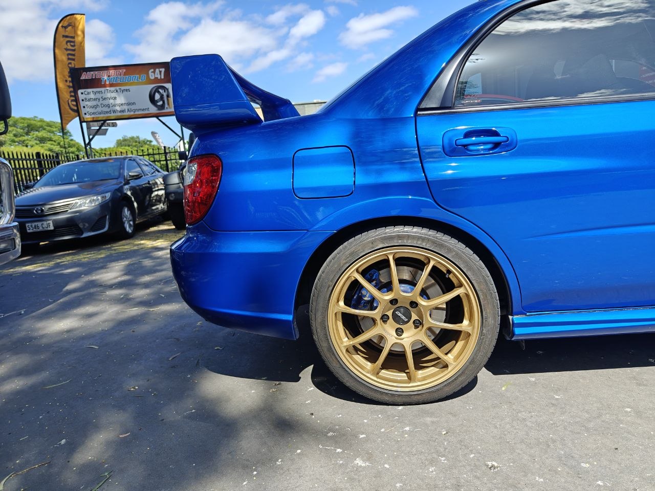 RAYS ZE40 18x8.5 +38 for Subaru STI GDB Adelaide