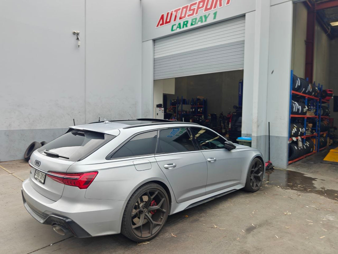 Audi RS6 Tyre Wear, Alignment and Continental SC7 Advice Adelaide