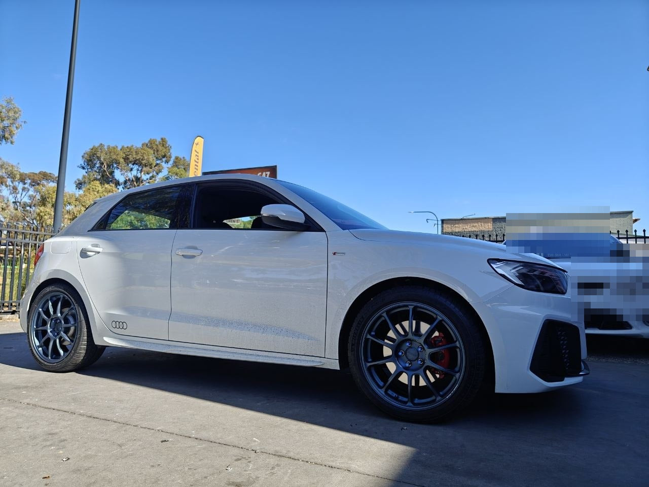 Audi A1 Four-Wheel Alignment After RAYS ZE40 and Michelin PS5 Fitment