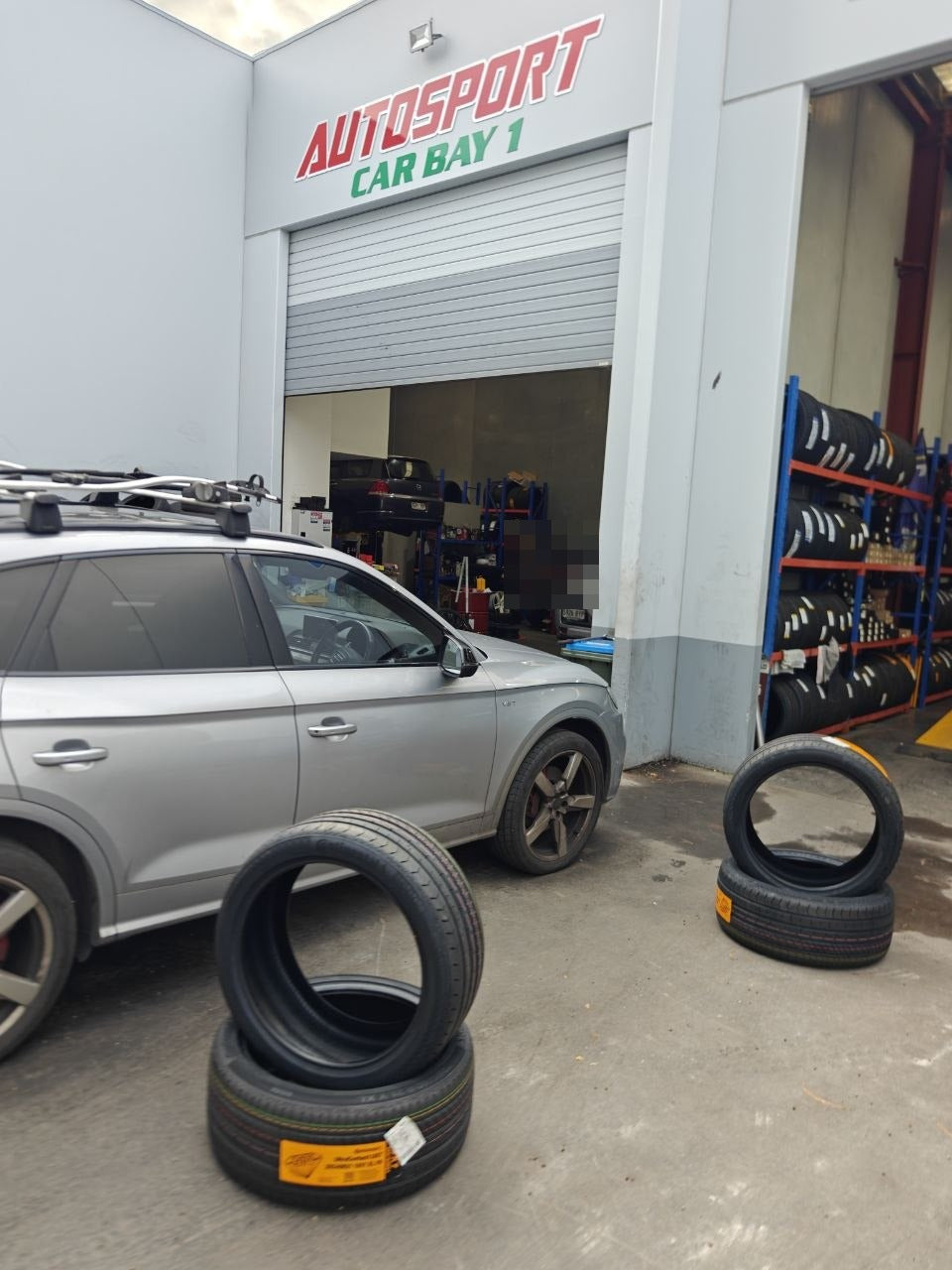Audi SQ5 with 265/40R21 Continental UltraContact UX7 tyres at Autosport Tyre World Magill
