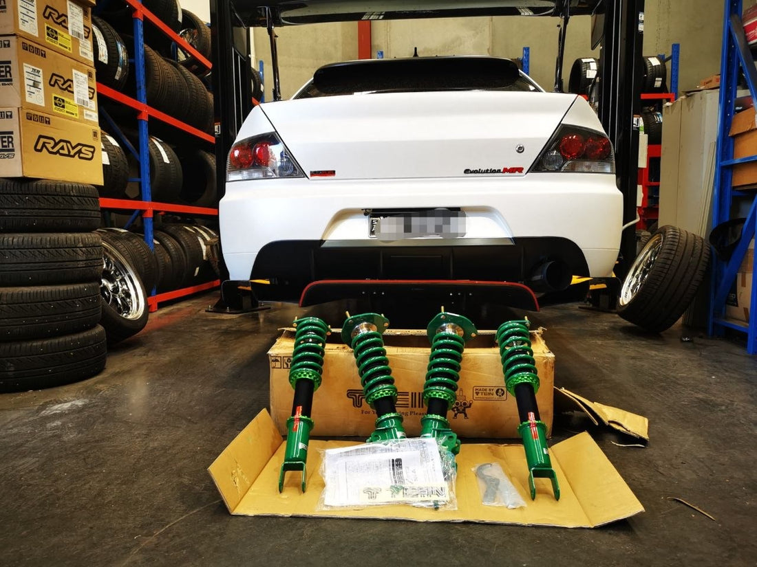 Mitsubishi Evo 8 MR TEIN Flex Z Coilover Kit Install Adelaide