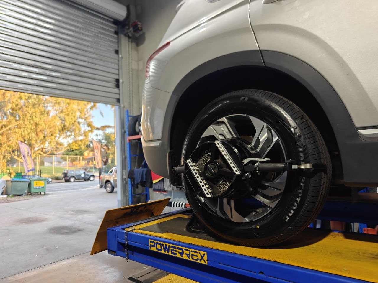 Hyundai Santa Fe Four-Wheel Alignment After Bridgestone Tyres Adelaide