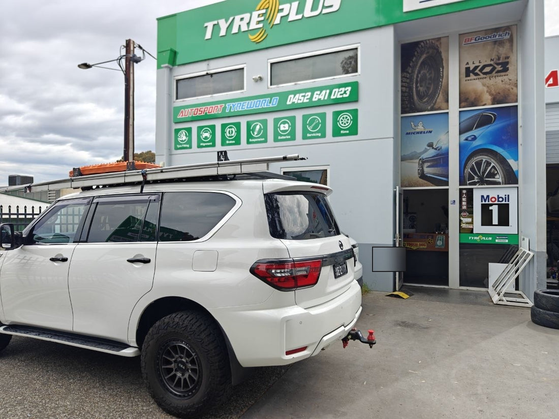 285/70R18 4WD Tyres Adelaide: Nissan Patrol Y62 Falken RT01 Example