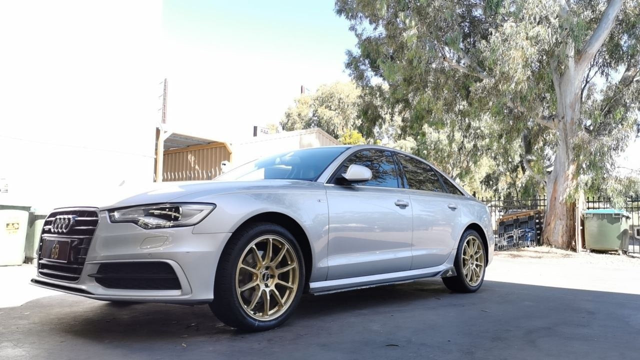 Audi A6 Four-Wheel Alignment After RAYS HP10 MC7 Fitment