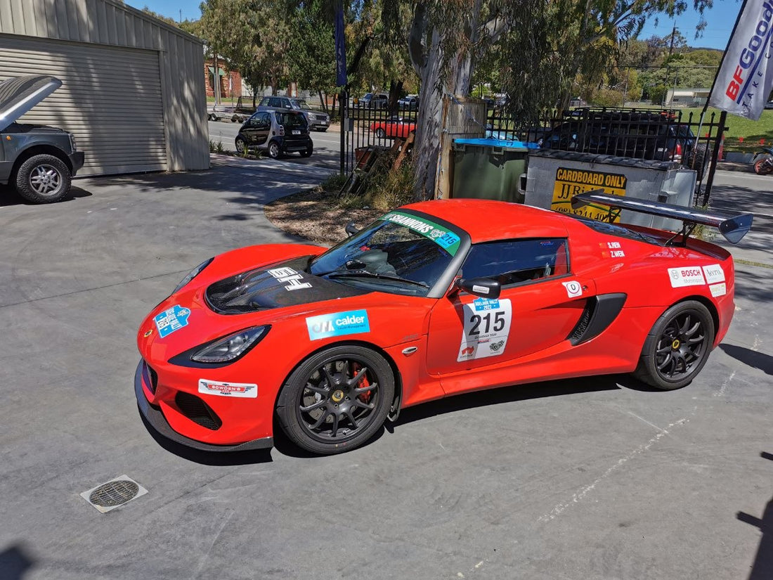 Lotus Exige Sport 410 Hankook Z221 TD Tyres and Alignment Adelaide