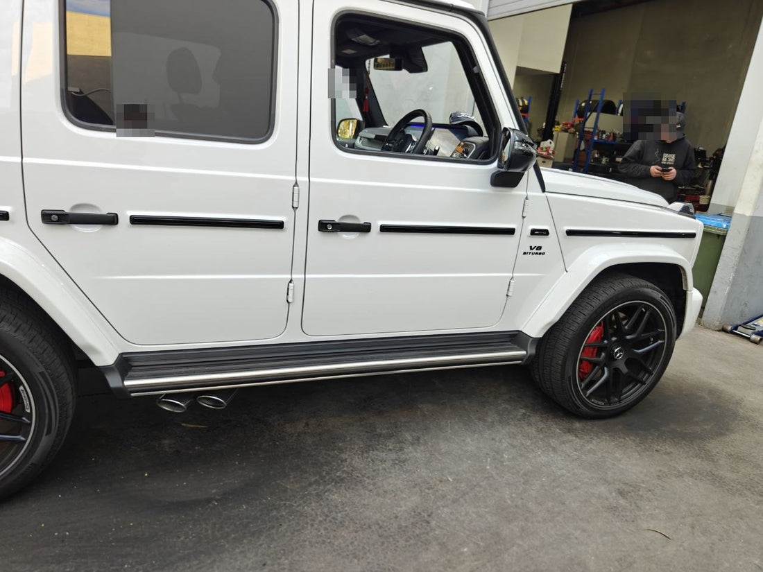 Mercedes G63 Side Profile Tyre Fitment with Pirelli Scorpion Zero MO