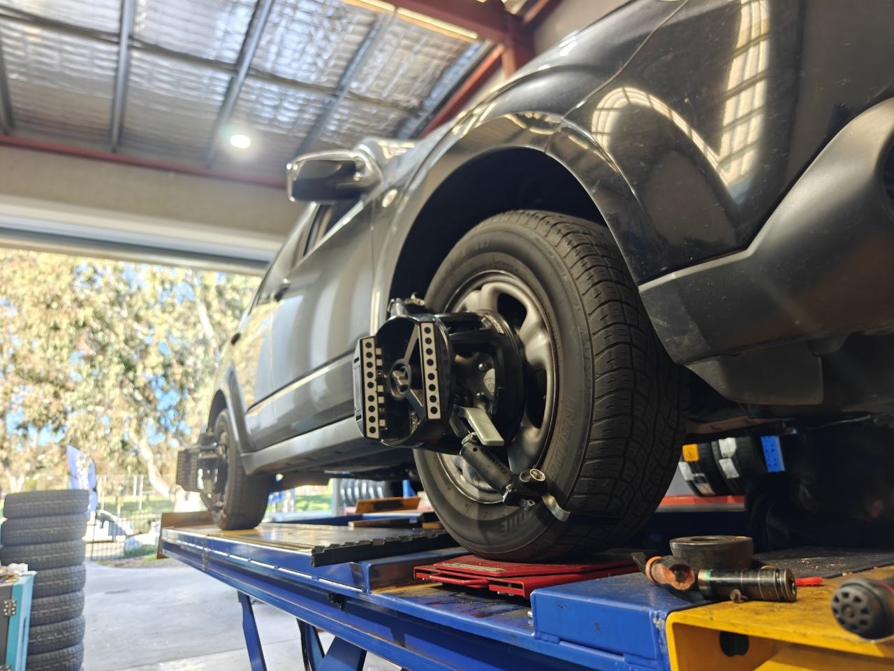 VW Amarok Four-Wheel Alignment at Autosport Tyre World Magill