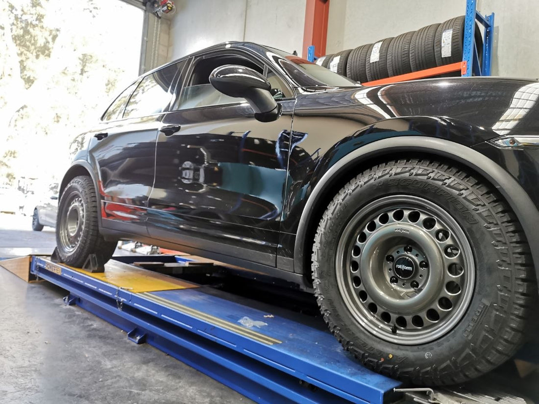 Porsche Cayenne 18x9 Wheels with Pirelli Scorpion AT Plus Tyres Adelaide