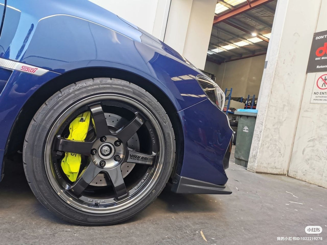 Subaru WRX STI VA Zestino 07R Tyres and TE37SL Fitment Adelaide