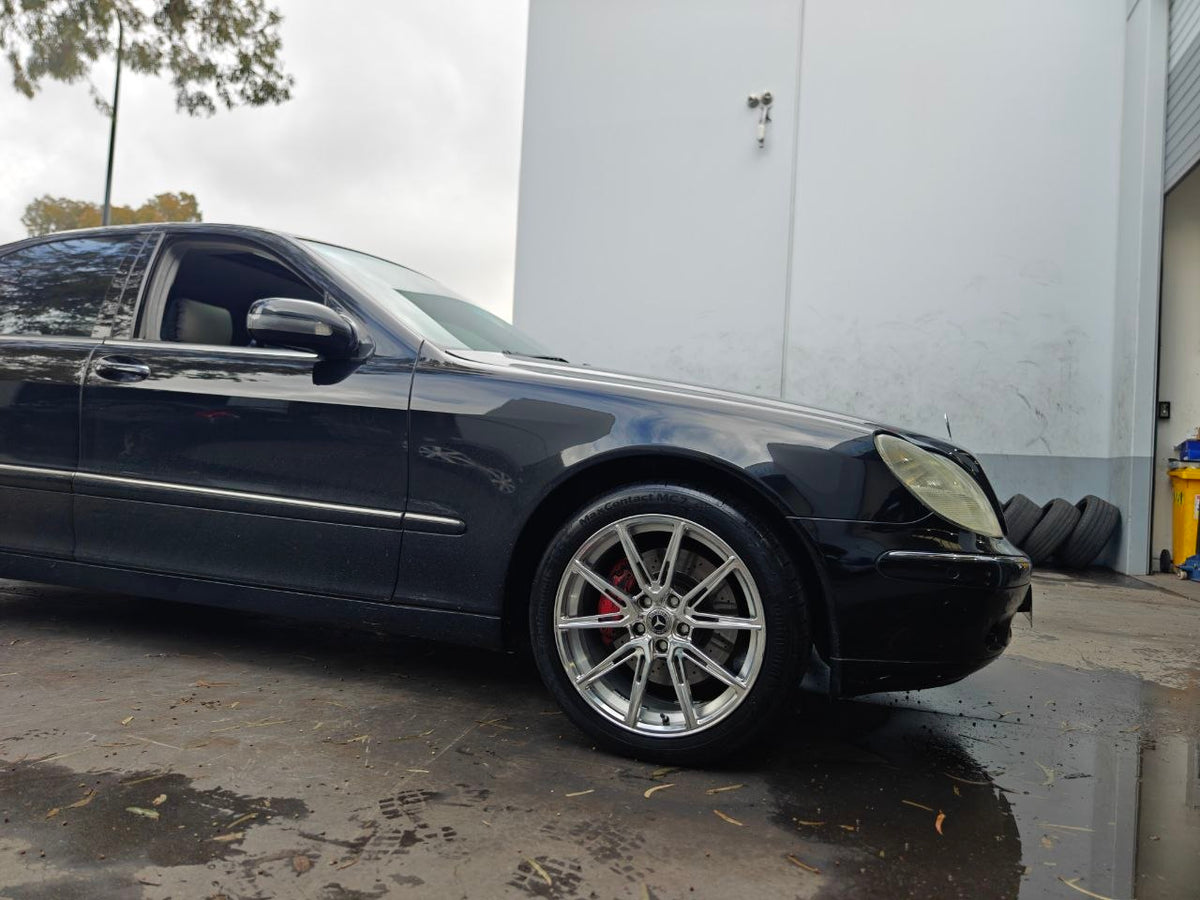 Mercedes S500 255/40R18 and 275/40R18 Continental MC7 Fitment Guide