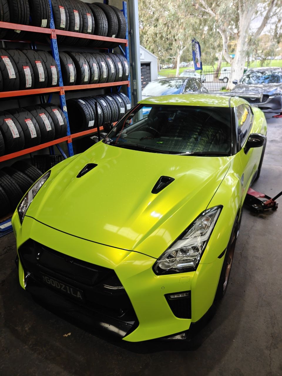 GTR35 Tyre Replacement and Wheel Alignment Check in Adelaide