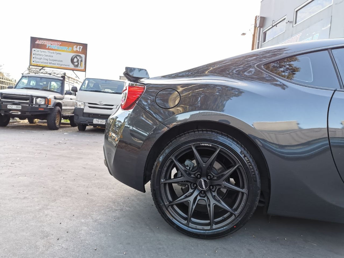 Toyota 86 Four-Wheel Alignment After Rays VV21S Wheels Adelaide