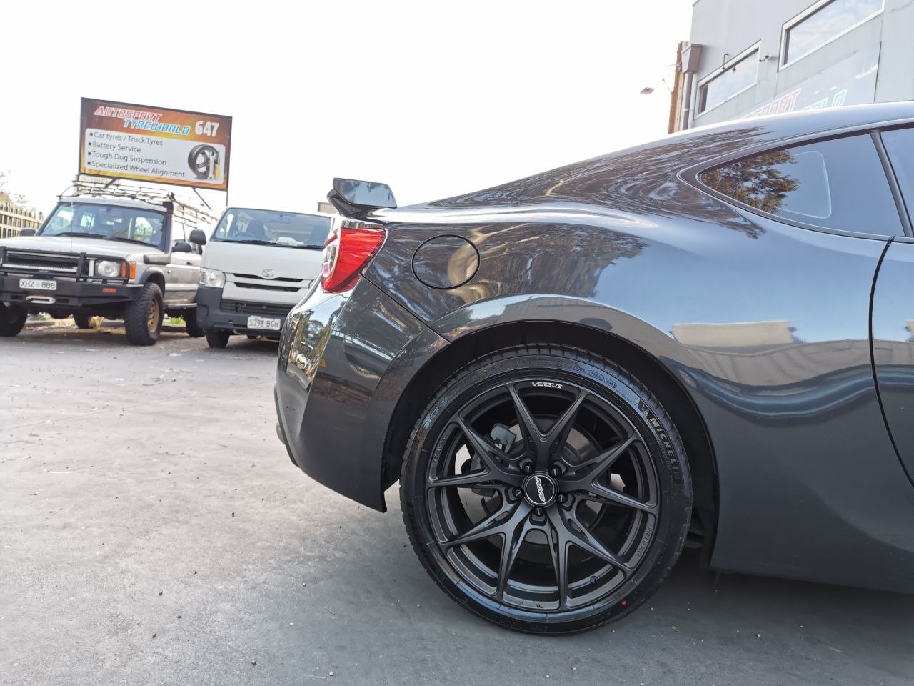 Toyota 86 Four-Wheel Alignment After Rays VV21S Wheels Adelaide