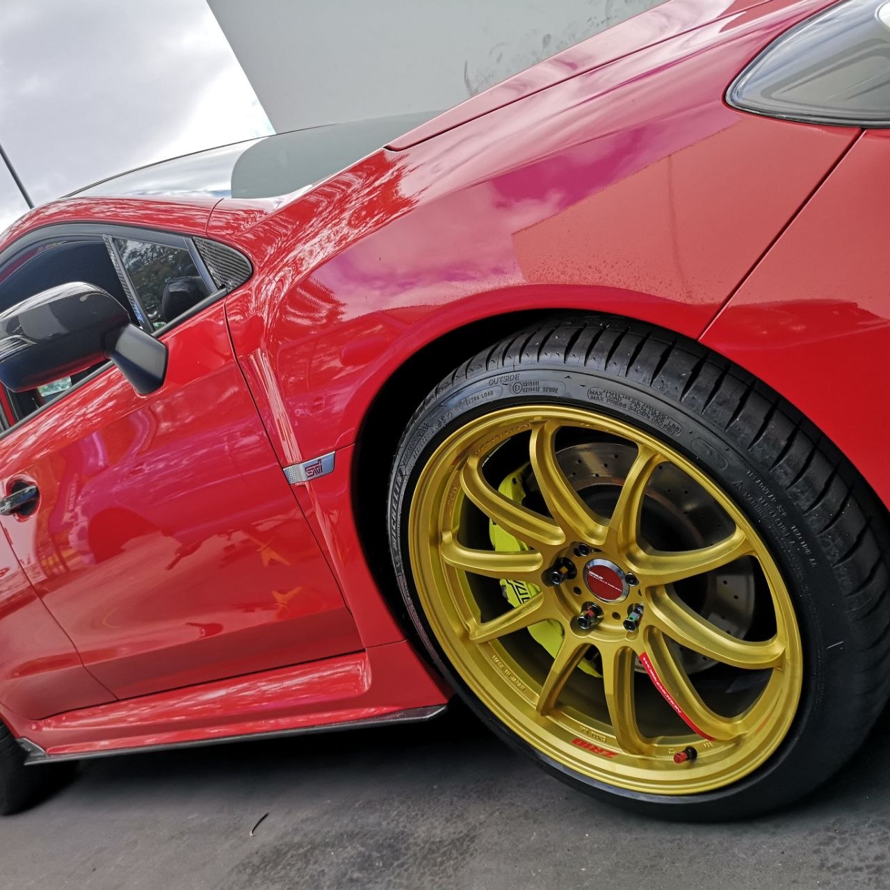 Subaru STI 245/35R19 Michelin PS4S Tyres and Alignment Adelaide